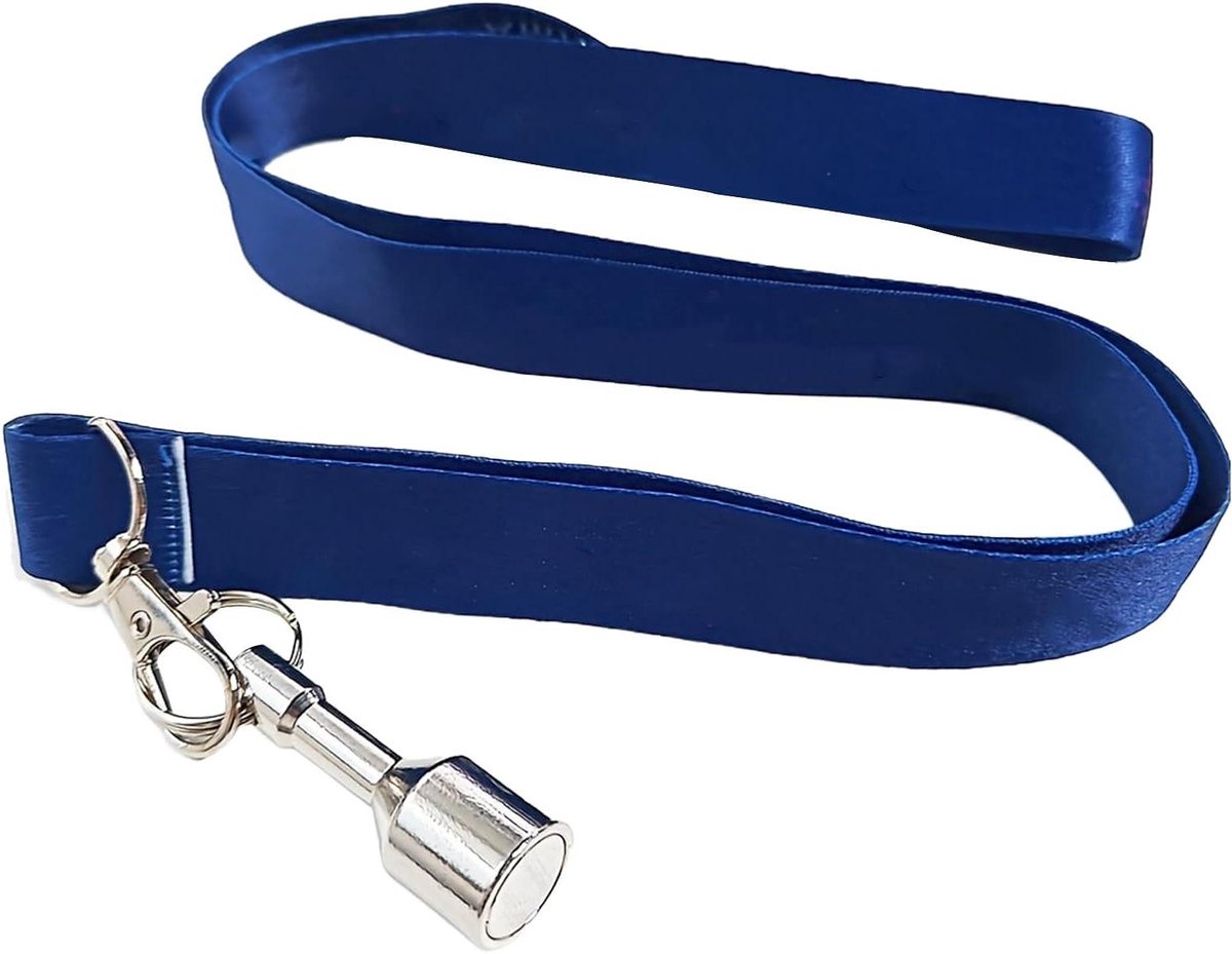 Ballenkiezer Jeu de Boules - Ballenvanger Retriever - Buitenspelen Gazon - Magnetische Balhouder - 54 cm - Blauw