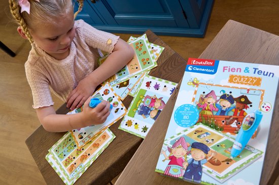 Clementoni - Quizzy - Fien en Teun - Educatief spel met elektronische pen - vanaf 3 jaar van Clementoni — afbeelding 4