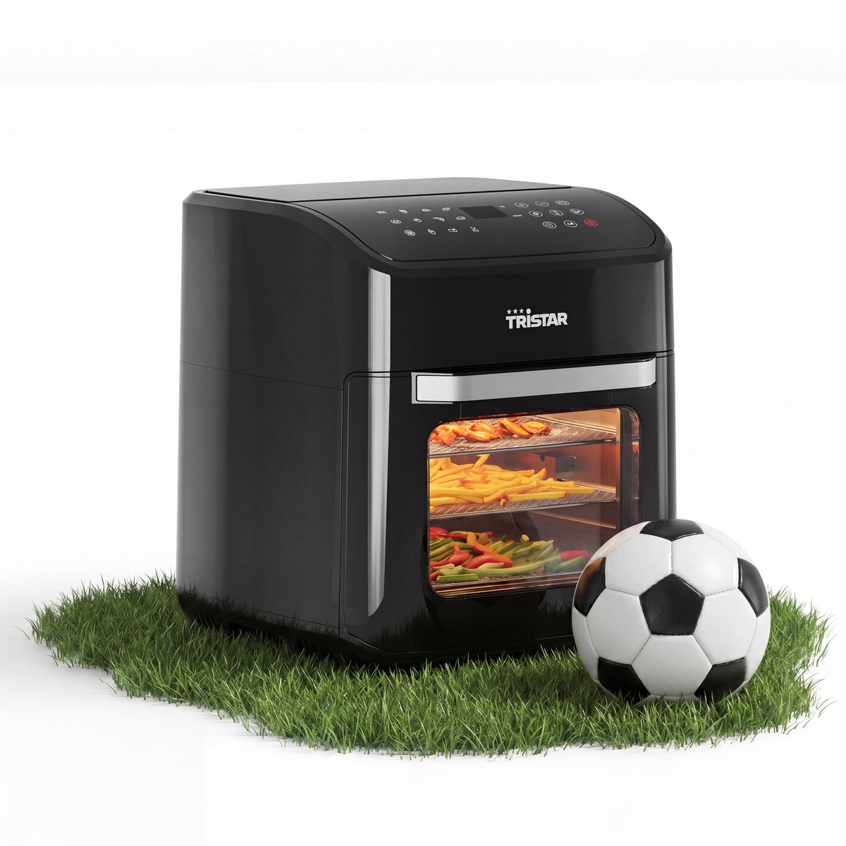 Tristar FR-9065 - Airfryer Oven XXL - 12L - 12 Bakprogramma's - Zwart