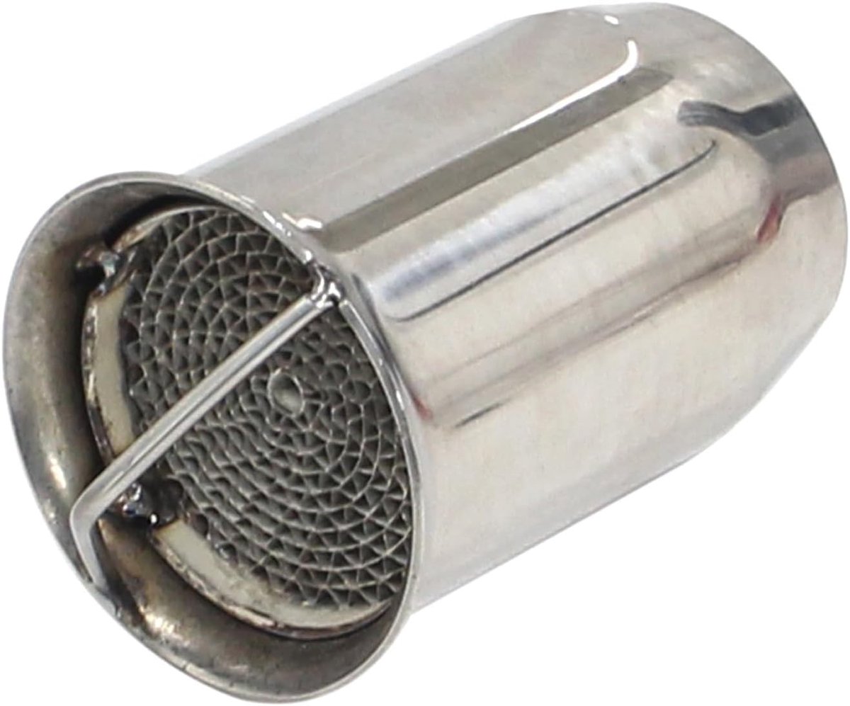 ONF3 - Universele Motor Uitlaatdemper - Geluidsreducerend - Compact Formaat - Silencer - Ideaal Voor Motorrijders - 15,5 x 12,6 x 5 cm
