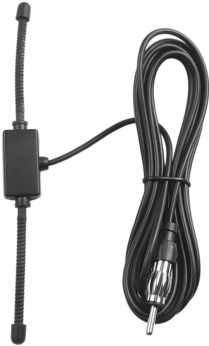 Dailygoods- FM-Radio-Antenne Dipool 3 m - Verlengkabel - Antenne voor Auto - Draagbare Radio - Verbeterd FM-Signaal - PVC Materiaal - Radioantenne