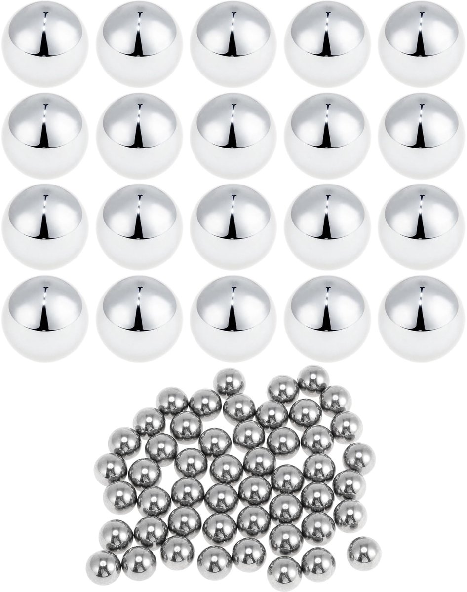 Dailygoods - 11,5 mm Kogellagers Kogellagerstaal G100 Precisiebal 50 Stuks