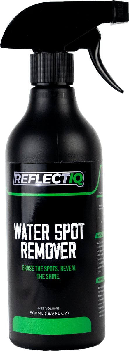 ReflectIQ Water Spot Remover pH 8 – 500 ml – Verwijdert Kalk- en Watervlekken – Voor Lak en Glas – Professionele Autoreiniger