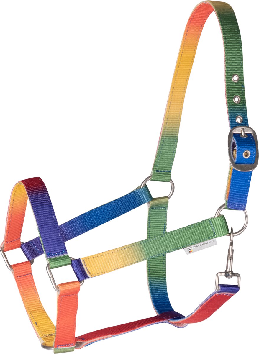 Halter rainbow neon multicolor Full