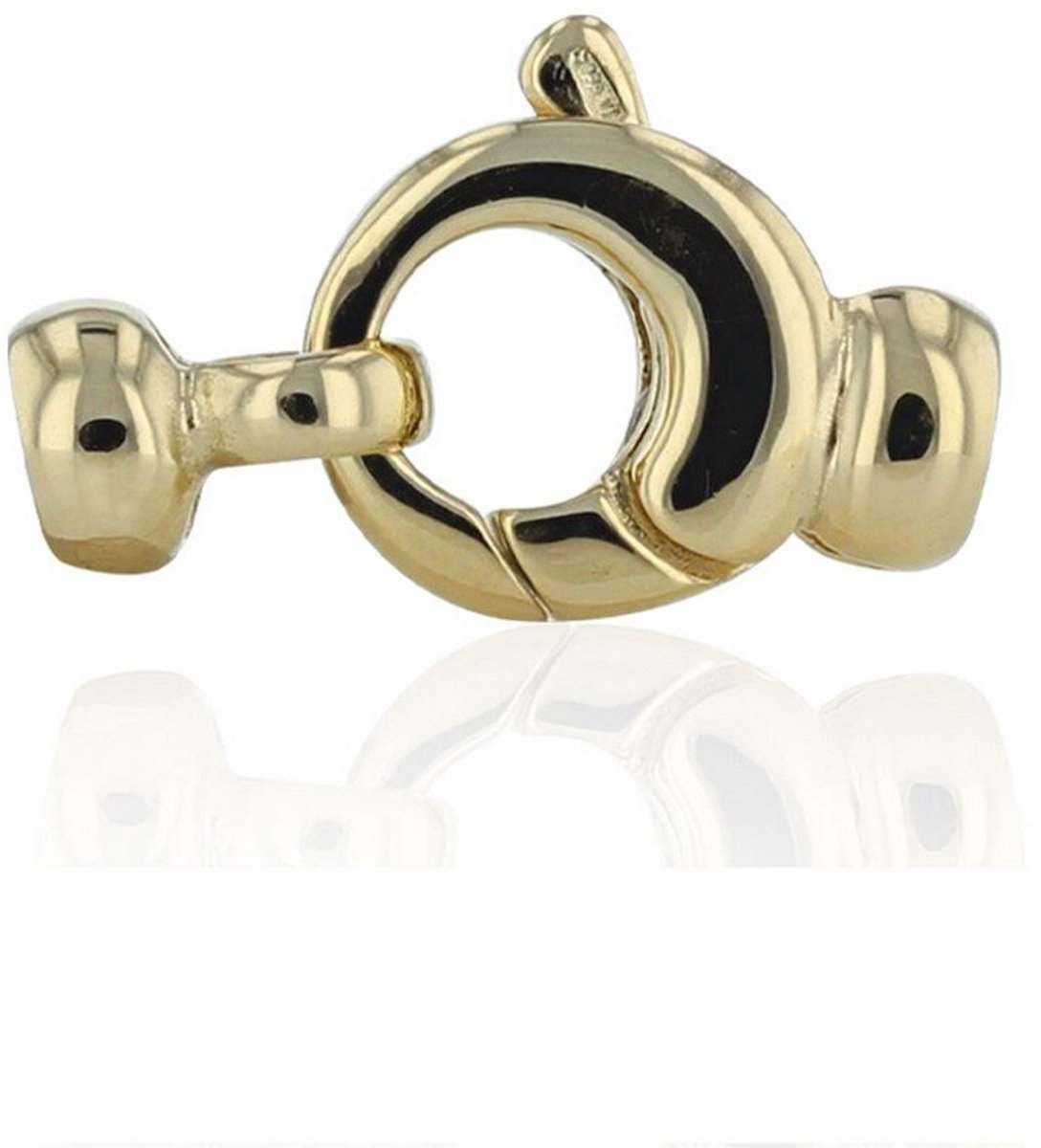 Luna-Pearls - 605.1585 - Sieradensluiting - Dames - 585 Geelgoud - 12mm