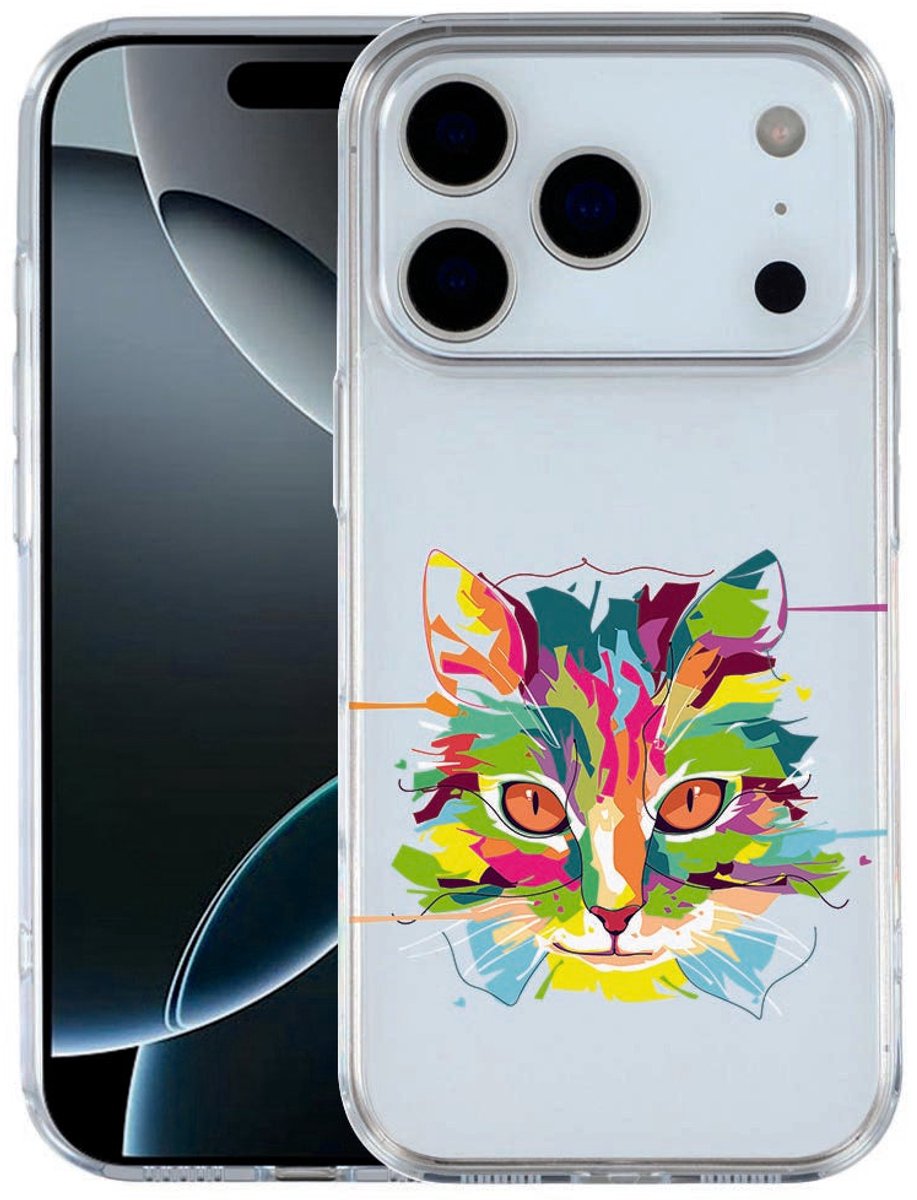 TPU Hoesje Apple iPhone 17 Pro Cat Color