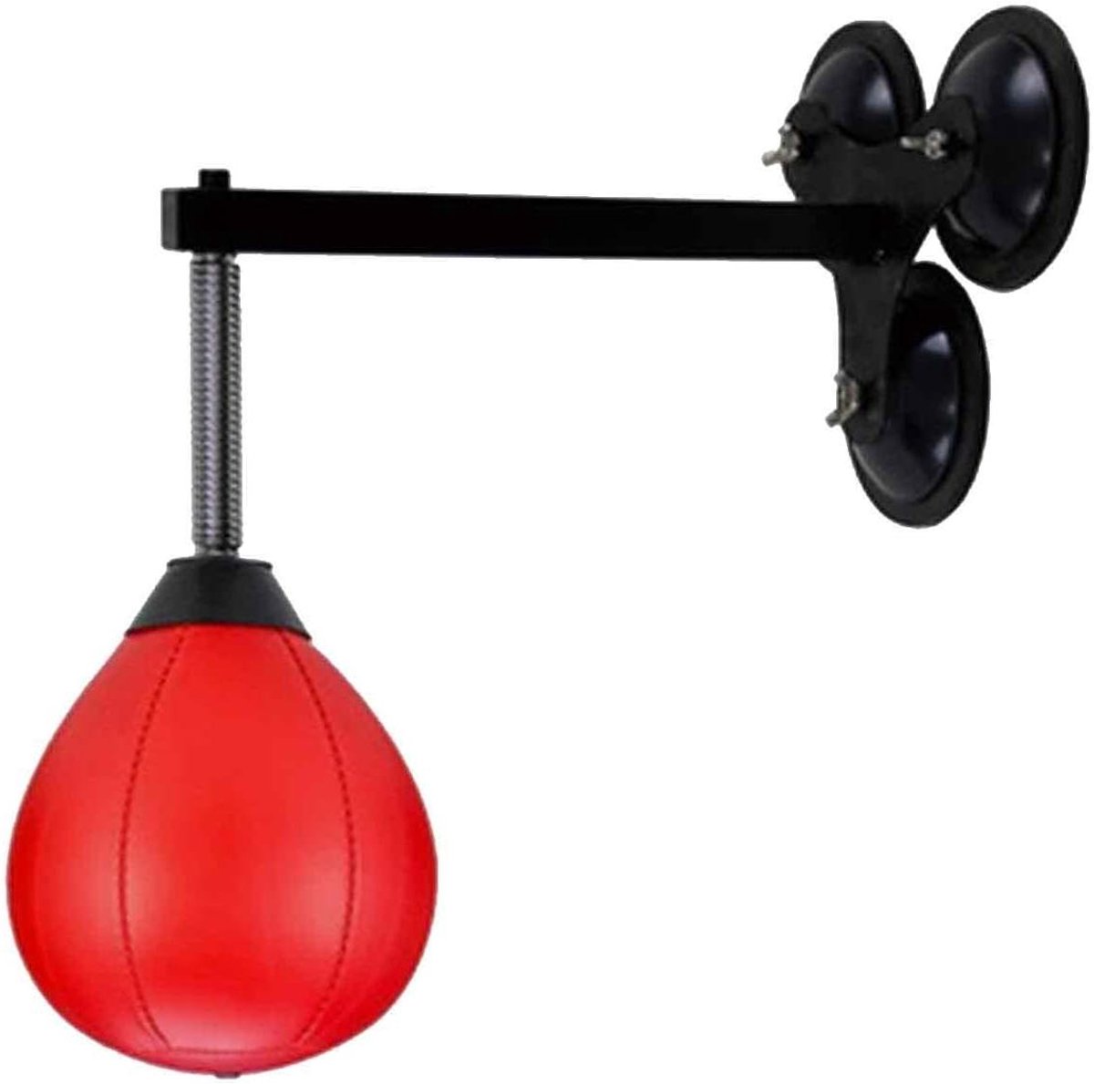 Boksbal - Trainingsbal - Reactie Trainen - Drie Zuignappen - 3000 Gram - Geel Zwart