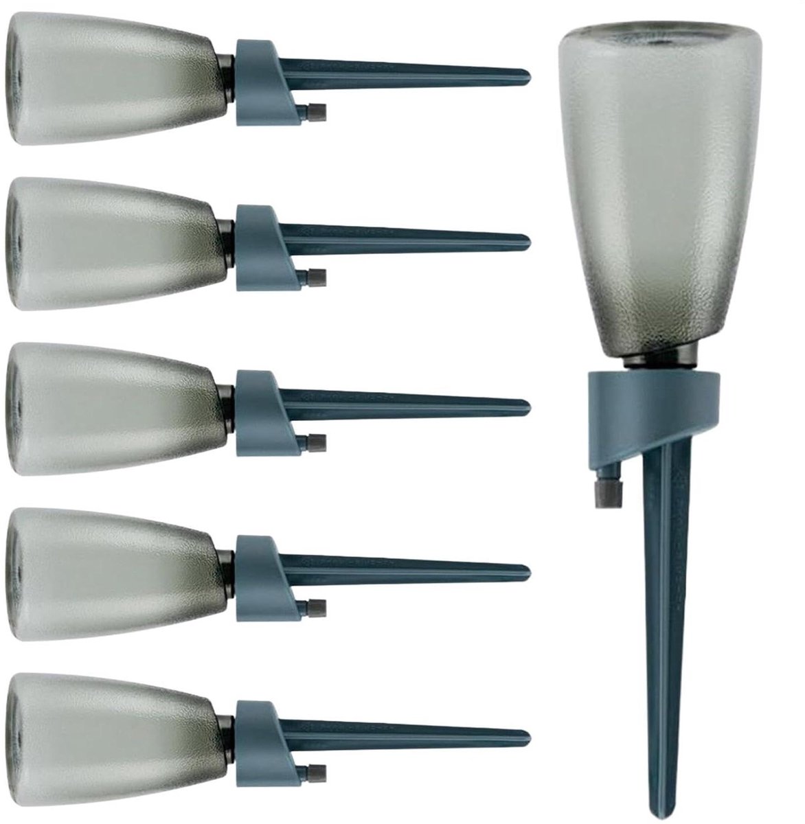 Zelfwaterende Spikes - Automatische Druppelaars - Planten Verzorgen - Instelbare Regelklep - Set Van 6 - Groen