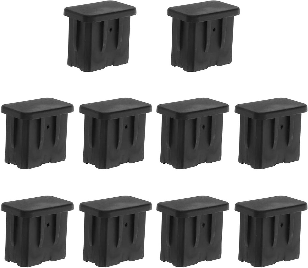 Hockeystick Eindkappen - Stick Beschermers - Sport Stabiliteit - Antislip Grip - 10 Stuks - Zwart
