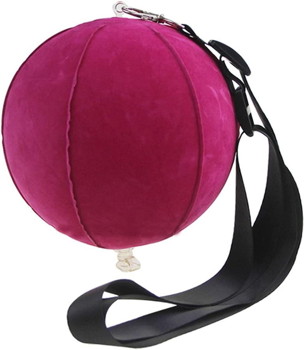 Golf Swing Trainer - Houding Bal - Golf Oefenen - Verstelbaar Touw - 15 cm Diameter - Roosrood