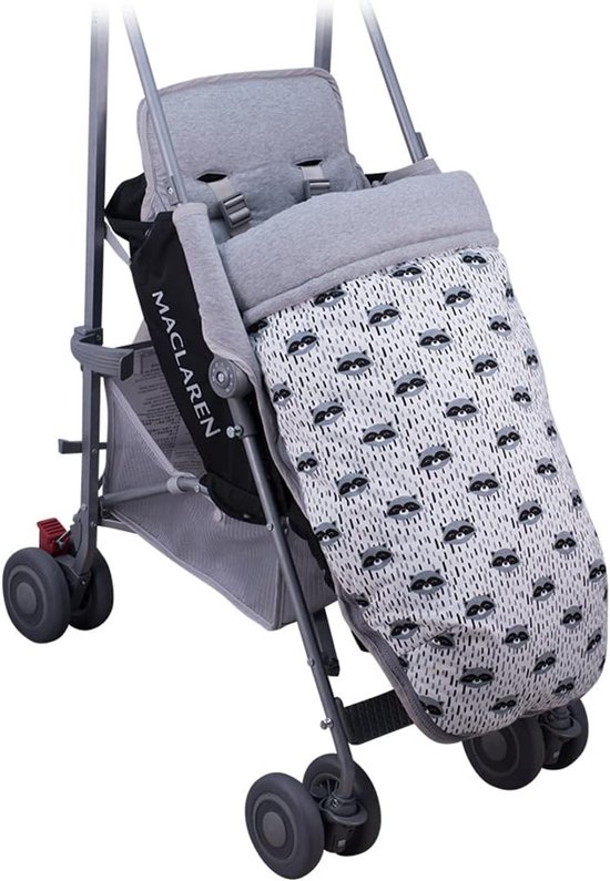 Voetenzak Kinderwagen - Babyzak - Bescherming Buiten - Waterdicht Materiaal - 40 cm - Zwart — afbeelding 5