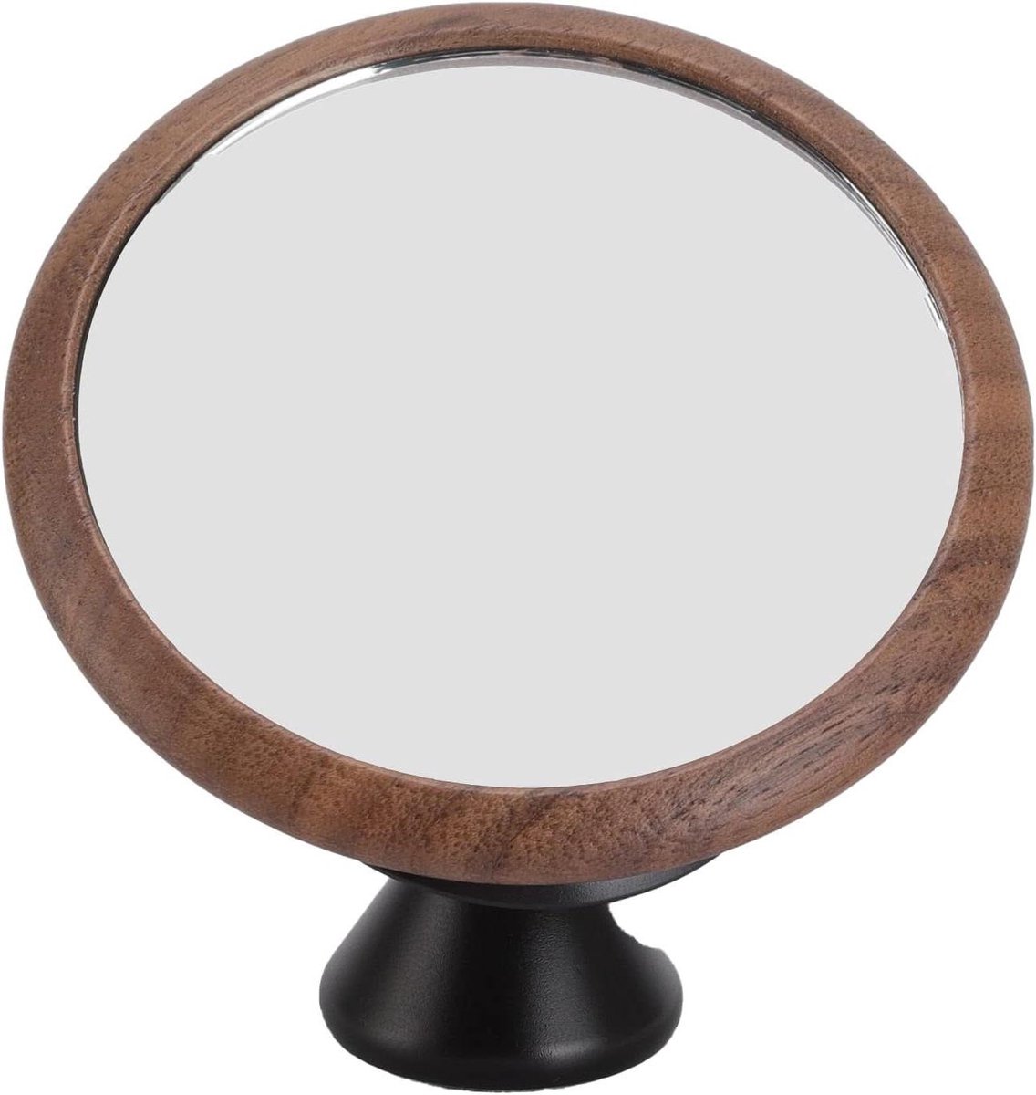 Koffie Spiegel - Extractie Monitor - Koffie Zetten - 360 Graden Rotatie - 60mm Diameter - Walnoot Zwart