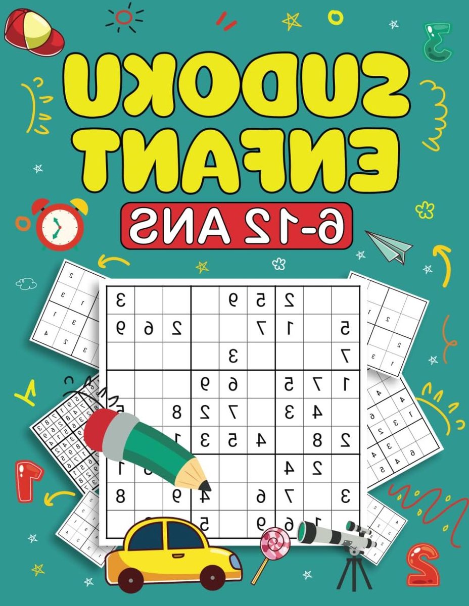 Sudoku Boek - Puzzelboek Kinderen - Logisch Denken Oefenen - 252 Spelletjes - 92 Pagina's - Niet Van Toepassing