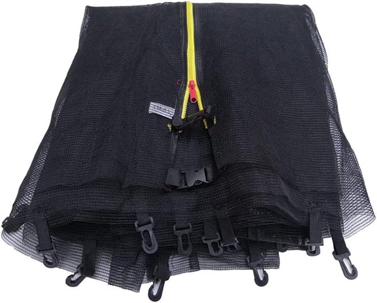 Trampoline Veiligheidsnet - Springnet Behuizing - Veilig Springen - Universeel Geschikt - 6ft - Zwart