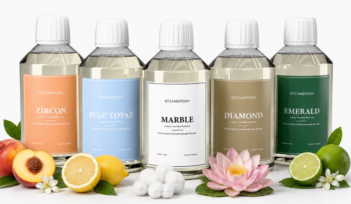 STEAMSTORY - 5x250ml - Wasparfum - Bundel - Frisse geur - set