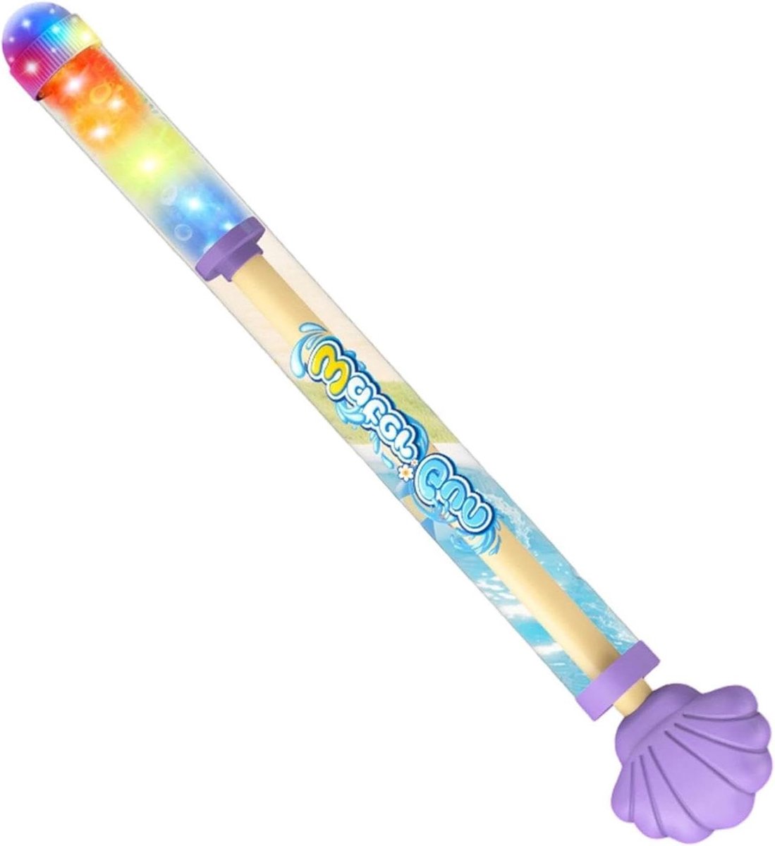 Waterspuit Speelgoed - Waterpistool - Zomerpret - Kleurrijke Lichteffecten - 36 cm - Paars