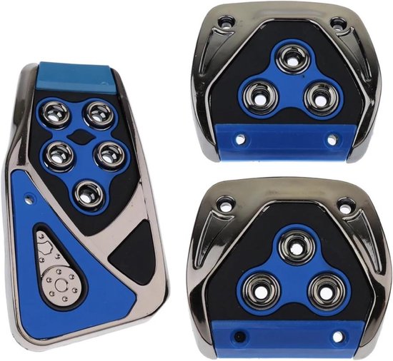 Auto Pedaal Covers - Antislip Pedalen - Verbeter Rijervaring - Universele Pasvorm - 3 Stuks - Metaal — afbeelding 4