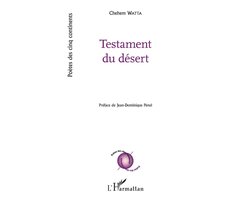 Poètes Des Cinq Continents- Testament du désert