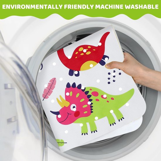 Douchemat Antislip - Badmat Kinderen - Veilig Douchen - Veel Zuignappen - 53 x 53 cm - Kleurrijk — afbeelding 3