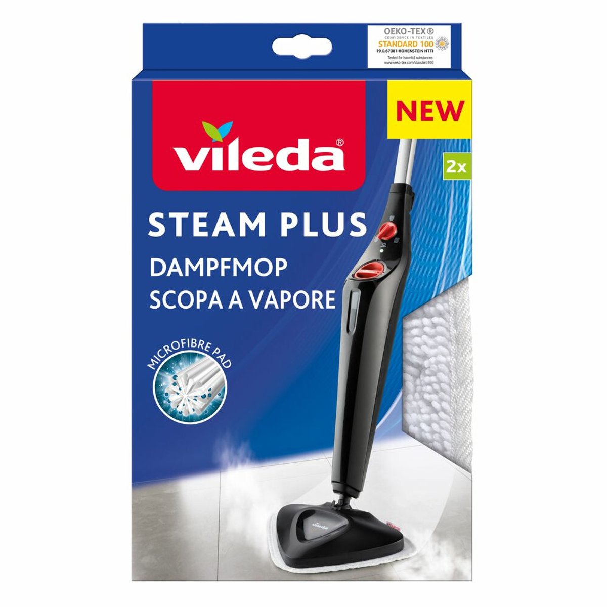 Vileda Stoomreiniger Steam Navulling - 4 x 2 stuks - Voordeelverpakking
