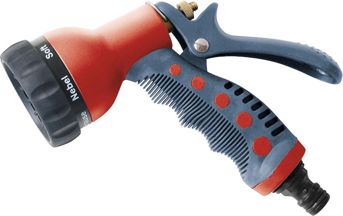 Metalen tuinsproeikop - Messing sproeier - Tuin besproeien - Zeven functies - 300 gram - Metaal