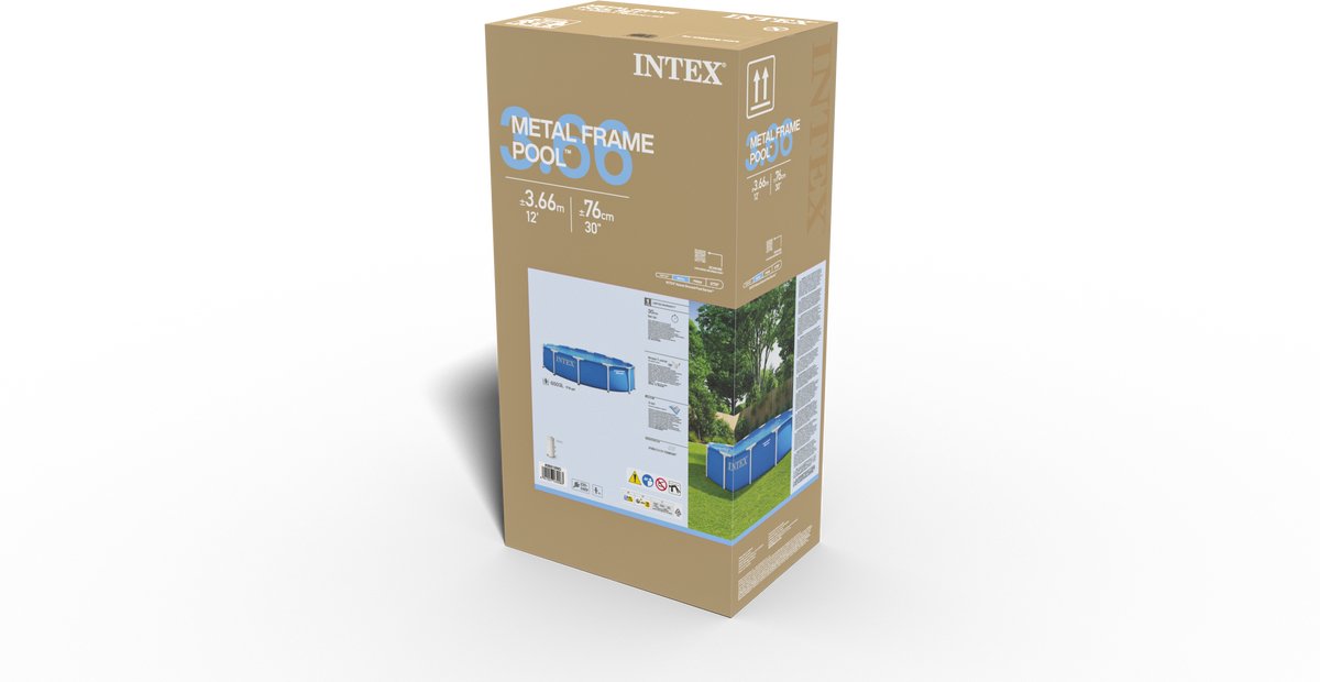 Intex Metal Frame Opzetzwembad Set - Ø 366 cm x 76 cm met filterpomp — afbeelding 5
