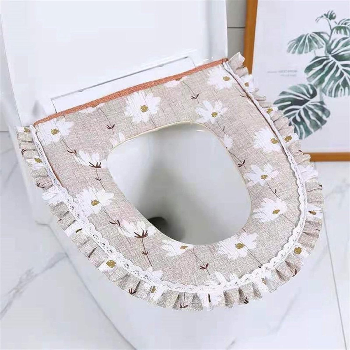 Toiletzittinghoes - Toiletring kussen - Comfort Thuis - Wasbaar en Herbruikbaar - Tot 44x37cm - Kleur 3
