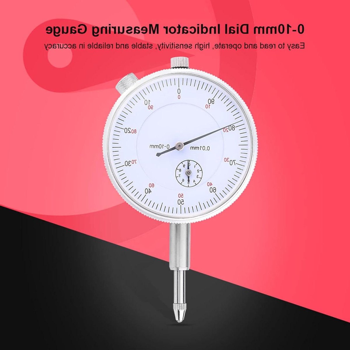 Dial Measurement Device - Hoogwaardige Nauwkeurige Instrument - Meetbereik 0~10 Mm - Nauwkeurigheid 0.01 Mm
