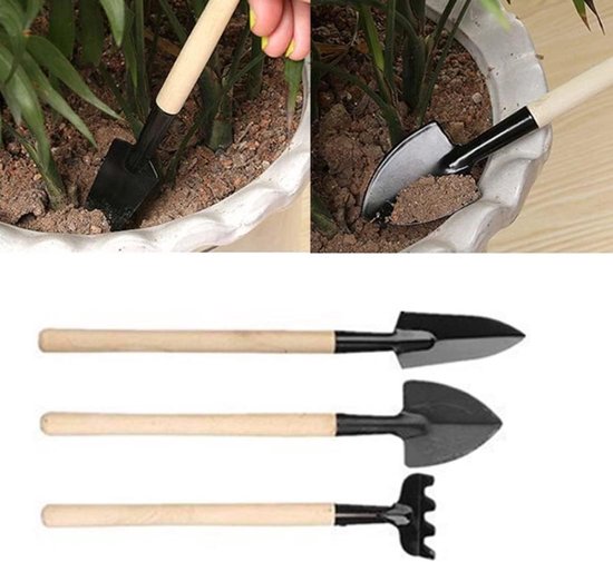 Mini Tuingereedschap Set - Vetplant Gereedschap - Planten Verzorgen - 16 Delige Set - 20 x 10 x 10 cm van MINI — afbeelding 4