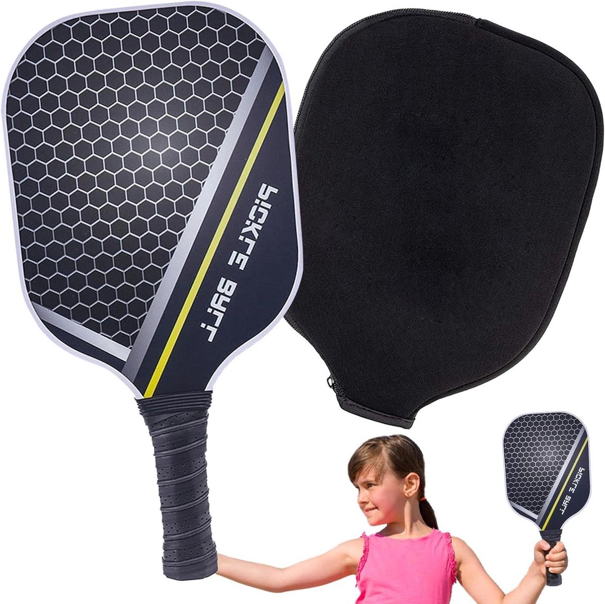 Pickleball Paddles - Sport Rackets - Strand Plezier - Lichtgewicht Ontwerp - 42 cm Lengte - Meerkleurig