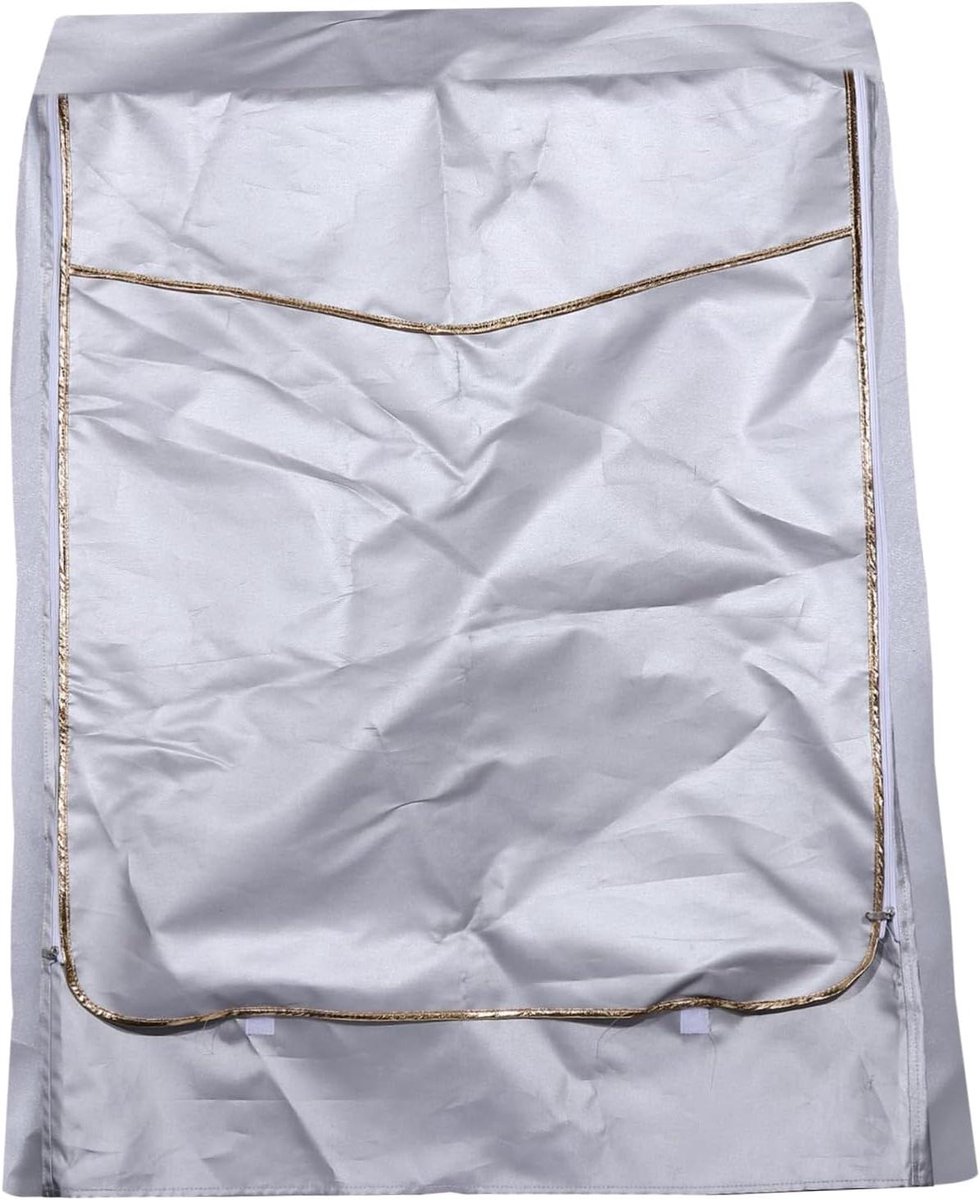 Wasmachinehoes Droger deksel Apparaat beschermen Waterdicht Oxford 60 x 60 x 80 cm Zilver