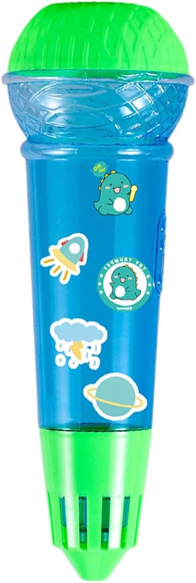 Echo Microfoon - Speelgoed microfoon - Verbale expressie - Geen batterijen nodig - 245 cm lengte - Groen