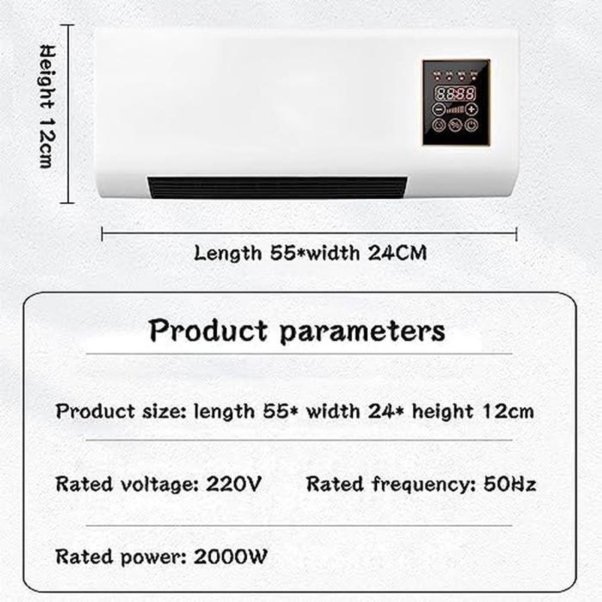 Mini Airco - Koelunit - Klimaatbeheersing - Fluisterstil - Compact - Wit — afbeelding 6