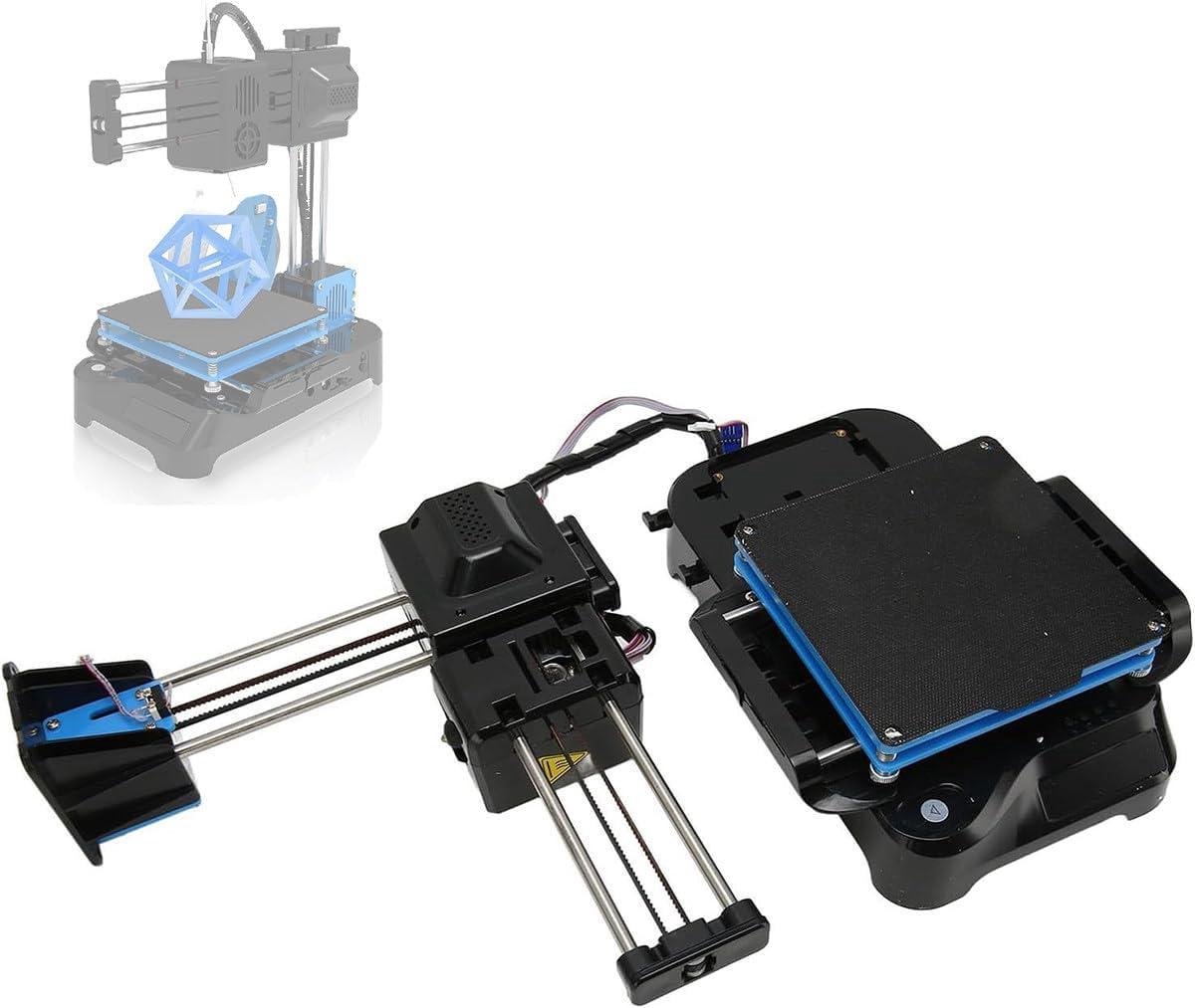 Mini 3D Printer - Desktop Model - Creatief Ontwerpen - Stille Werking - 100x100x100mm - Zwart