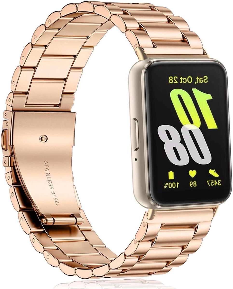 Metalen band - Roestvrij stalen band - Smartwatch personaliseren - Link verwijdergereedschap - Niet gespecificeerd - Zilver