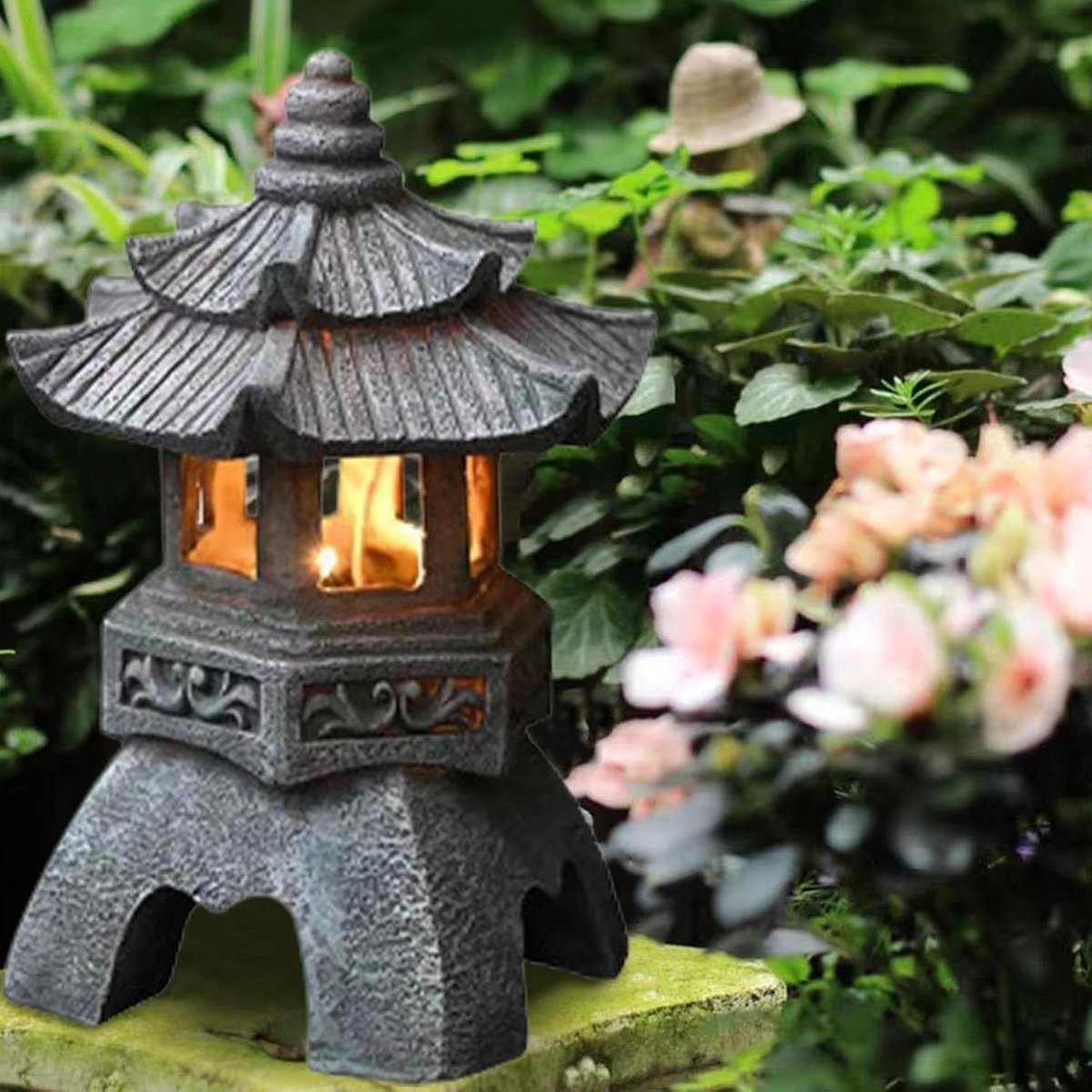 Sfeervolle Chinese Lamp - Oosterse Lantaarn - Tuin Lantaarn Zonne-energie - Solar - Voor Buiten - Weerbestendig - Automatisch Opladen — cadeau in Wonen & Interieur - foto 7