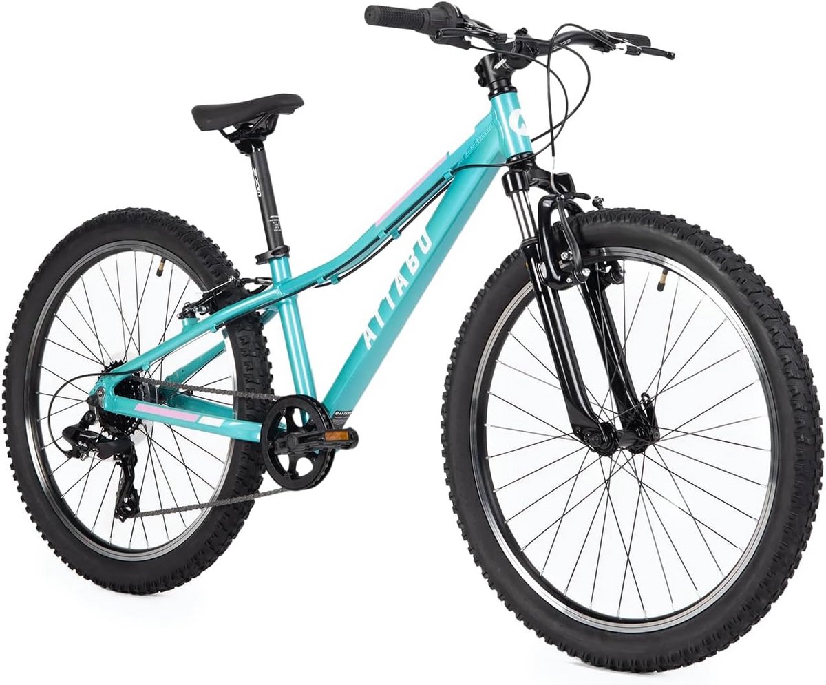 Kinder Mountainbike (MTB) 24 inch met 8 Versnellingen en Aluminium Frame voor Jongens en Meisjes