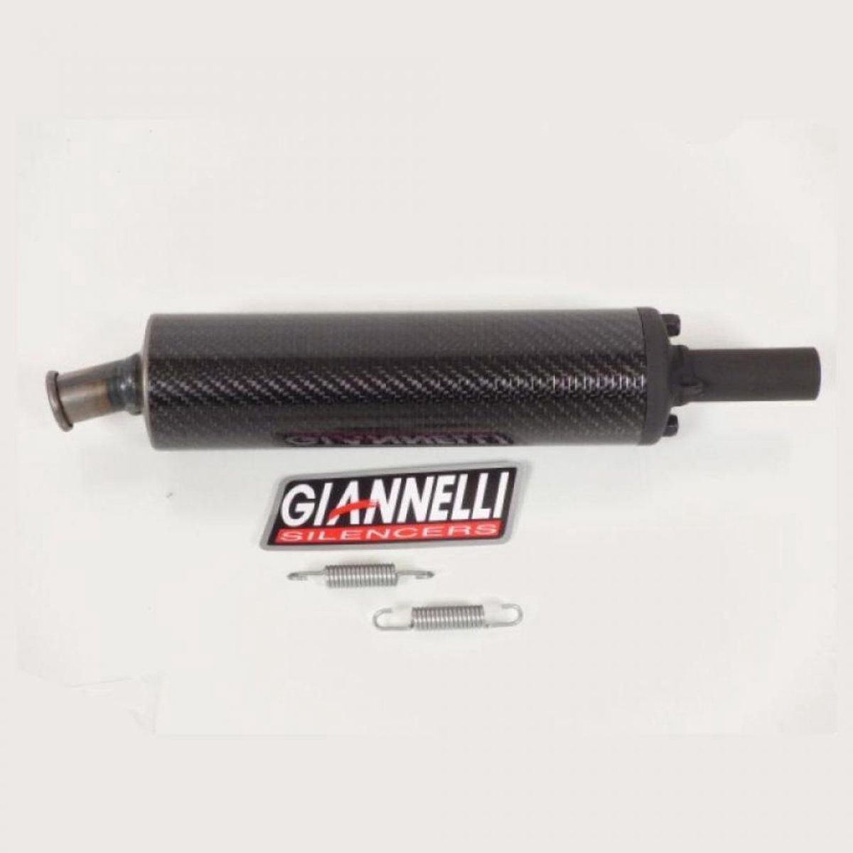 GIANNELLI uitlaatdemper voor Peugeot 400 Metropolis scooter 2013 tot 2016 14019 / carbon Gloednieuw