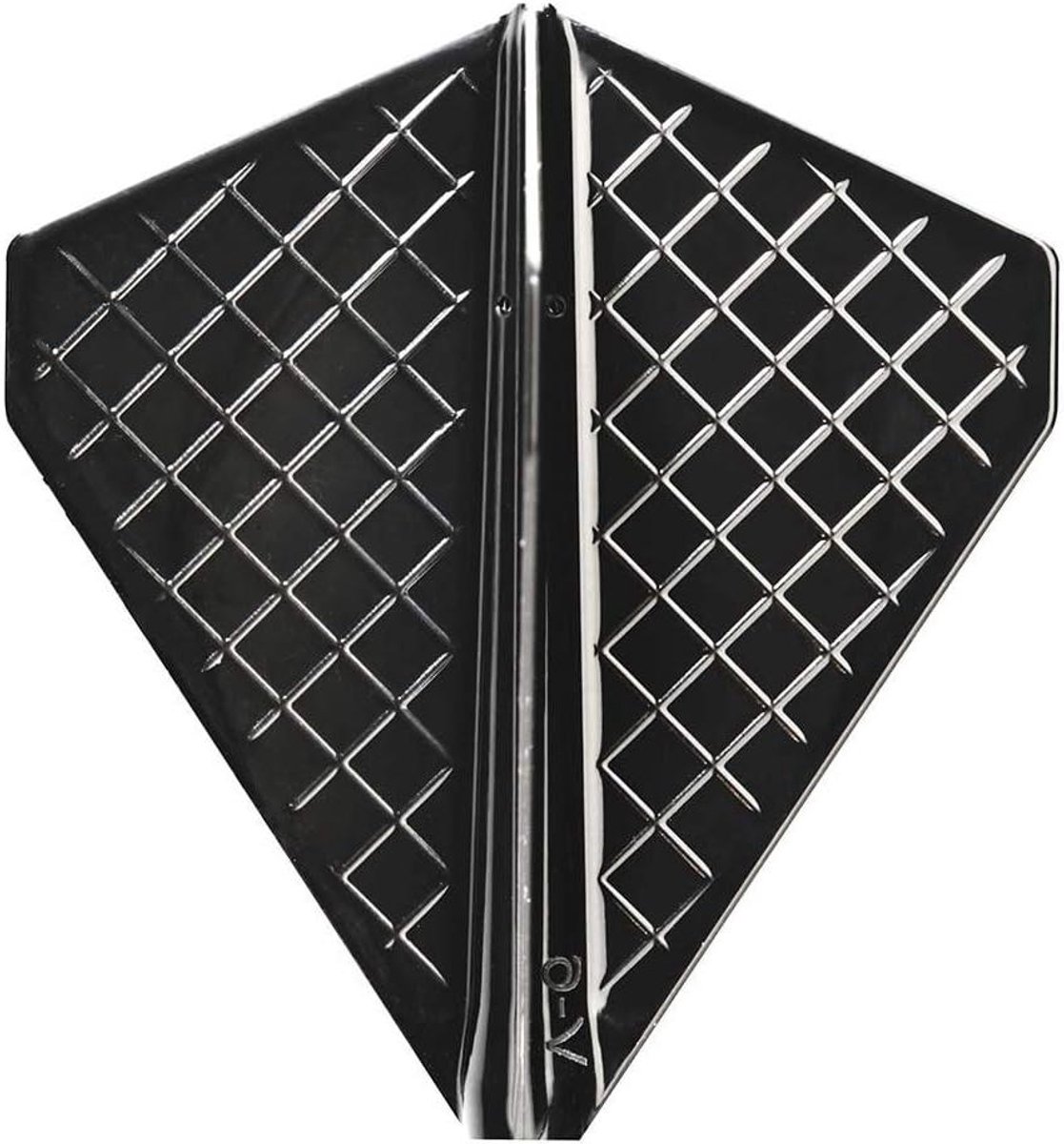 Dart Flights - Vleugels - Precisie Werpen - Geometrisch Ontwerp - 3 Stuks - Zwart