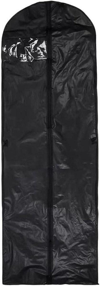 Kledinghoes Bruidsjurk - Beschermhoes Jurk - Kleding Opbergen - Stof- en Vochtwerend - 180 cm Lengte - Zwart