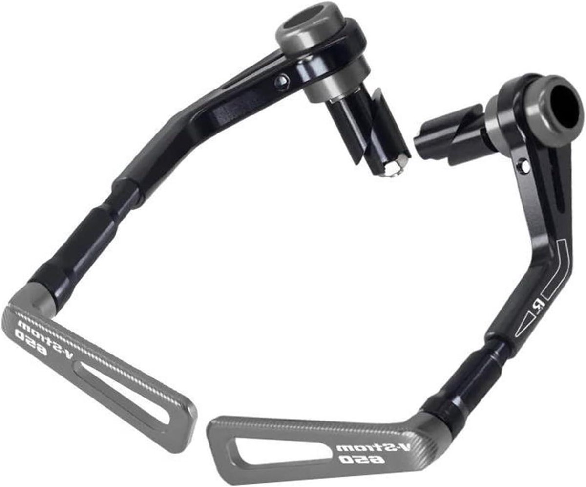 Stuur Hendel Beschermers - Motor Accessoires - Motor Rijden - CNC Aluminiumlegering - 7/8 inch - Grijs