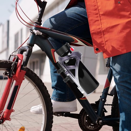 Fiets Waterfleshouder Adapter - Bidonhouder Bevestiging - Comfortabel Fietsen - Installatie zonder Schroeven - Universele Pasvorm - Zwart — afbeelding 3