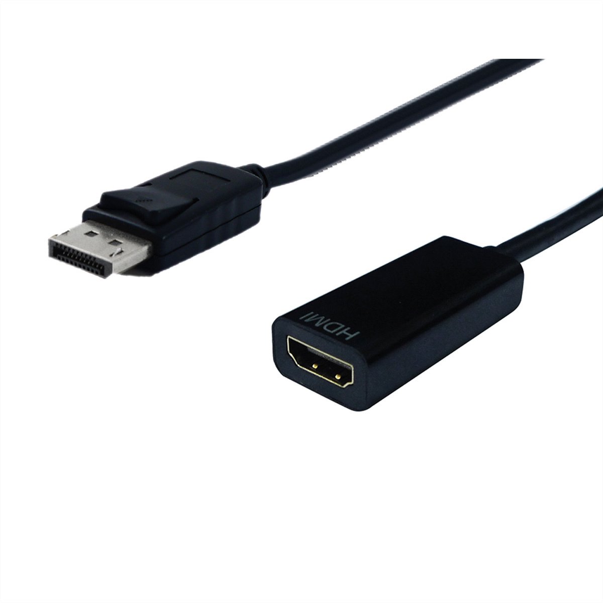 Standard DisplayPort 1.2 naar HDMI 1.4 adapter (4K 30 Hz) / zwart - 0,15 meter