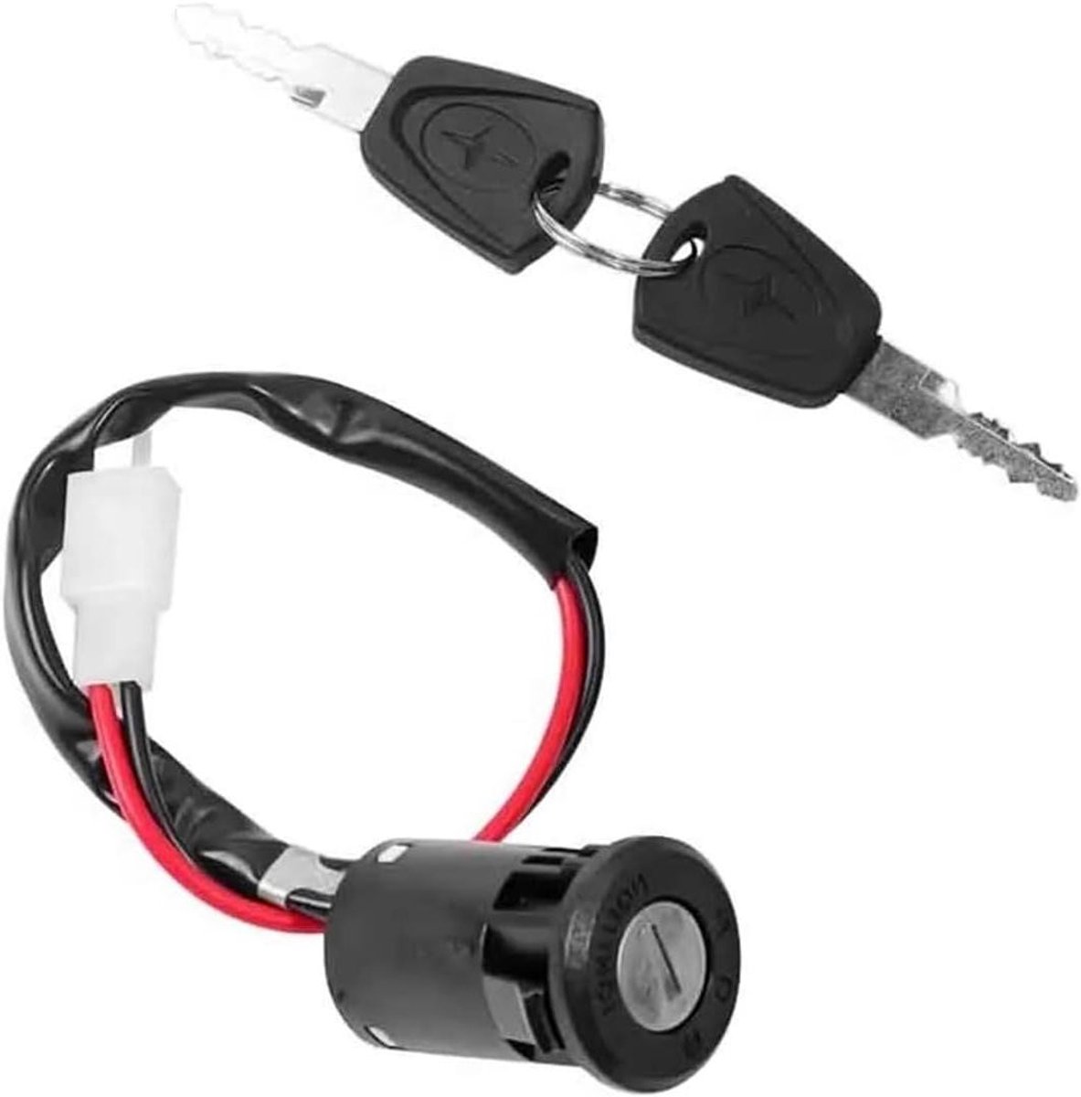 Contactslot Set - Scooter Slot - Voertuig Beveiligen - Universele Toepassing - N.v.t. - Zwart