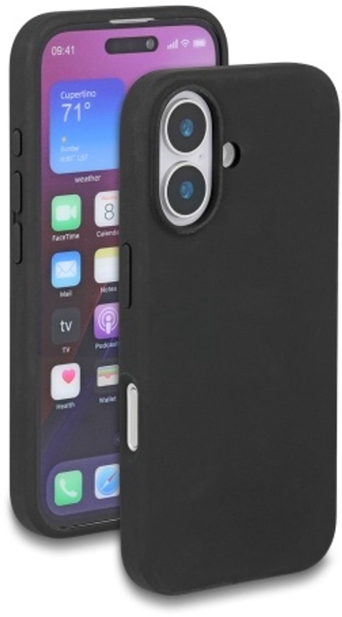 Delock Protective Case for iPhone 17 made of soft-touch silicone black