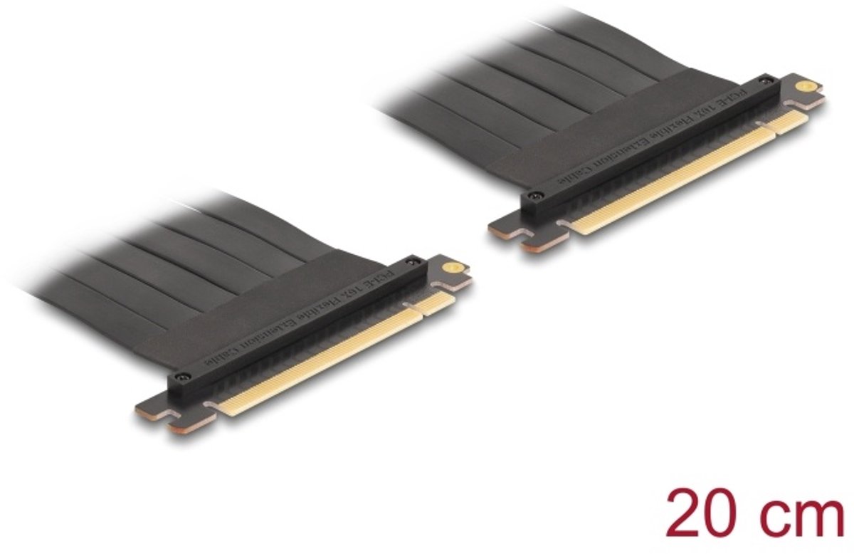 Delock Riser Card PCI Express 3.0 x16 male to x16 male with cable 20 cm
