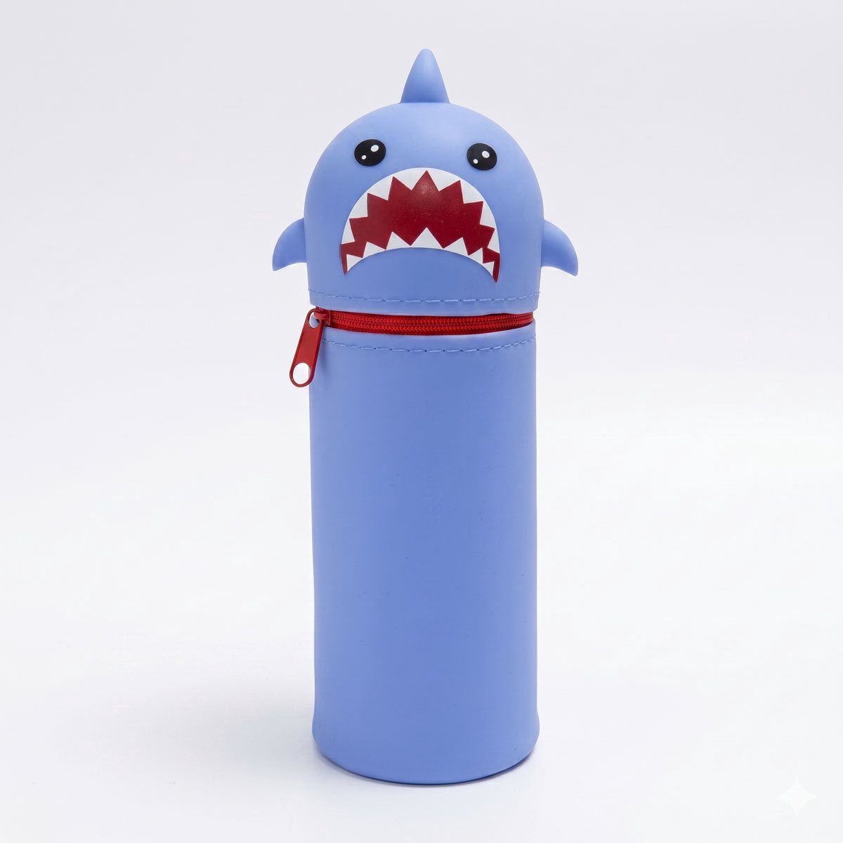 Schattige dieren etui - Kawaii Pennenetui - Pennenhouder - Schoolspullen - Siliconen met rits - Haai
