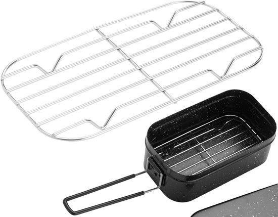 Baking Rack | Reusable Oven Baking Rack | Portable Meals Prep Accessories, Stainless Steel Cooking Tools for Daily Use, Outdoor Picnic