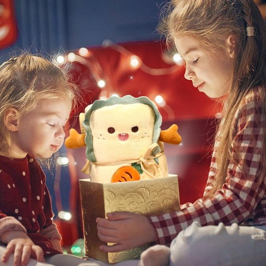 Knuffeldeken met kussen - 2-in-1 deken - Kinderen comfort - Creatief brood design - 90 x 115 cm - Wortel — afbeelding 4