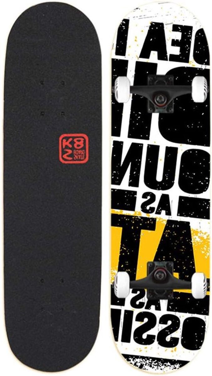 Compleet Skateboard Trickboard Stunts Uitvoeren Dubbel Kick Concave Ontwerp 31 x 8 inch H